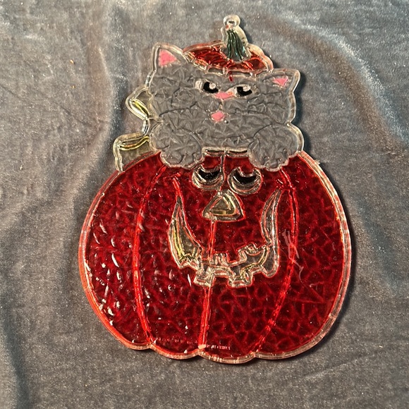 Halloween Cat Suncatcher - Picture 2 of 2